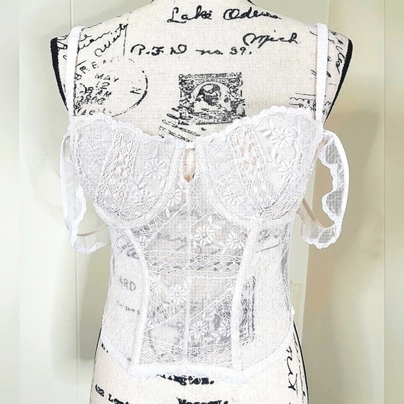 Victoria's Secret Designer Collection Bridal Bustier Corset 36C - Picture 1 of 11